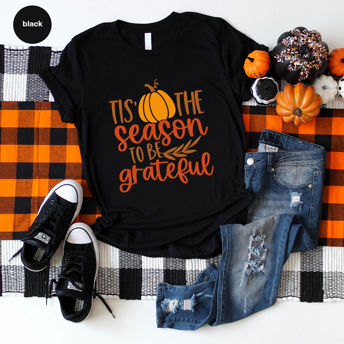 Fall T-Shirt, Autumn Crewneck Sweatshirt, Thanksgiving product image 134