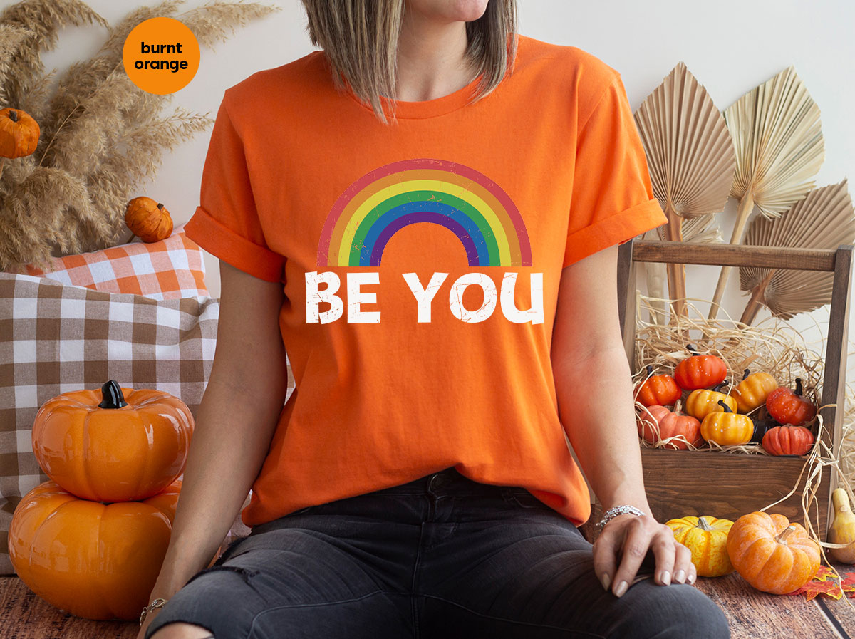 Rainbow T-Shirt, Be You Shirt, LGBT Pride product image 60
