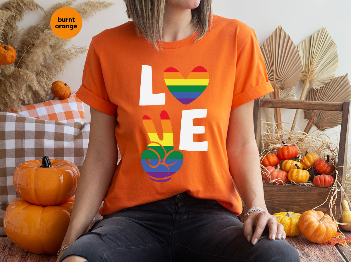 LGBT Love Shirt, Rainbow Glory T-Shirt, Pride Tee product image 66