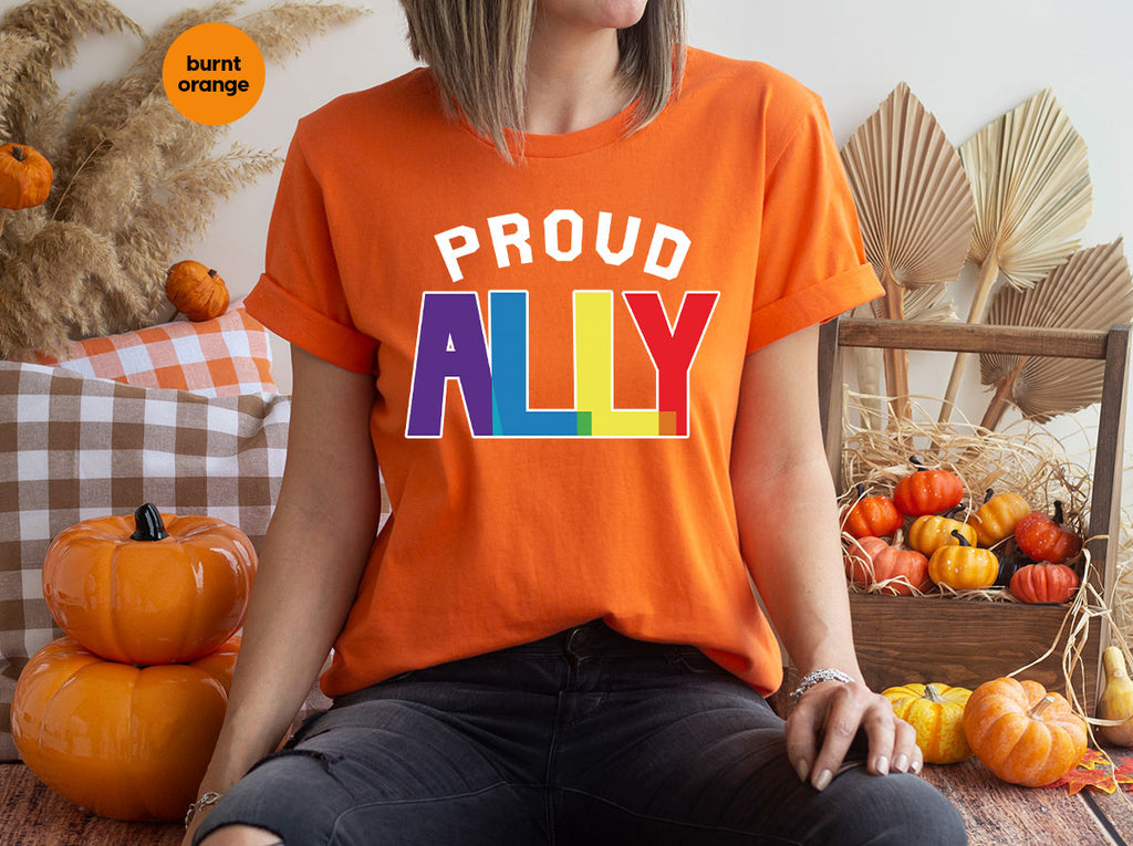 Proud Ally Shirt, LGBT T-Shirt, Tee product image 66