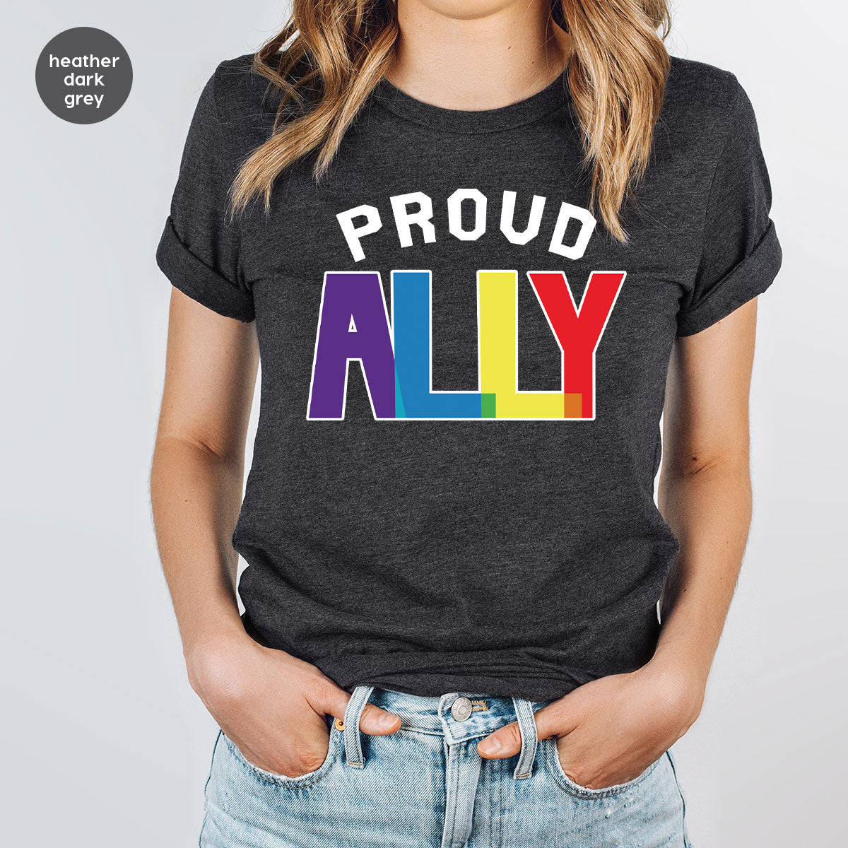 Proud Ally Shirt, LGBT T-Shirt, Tee product image 67