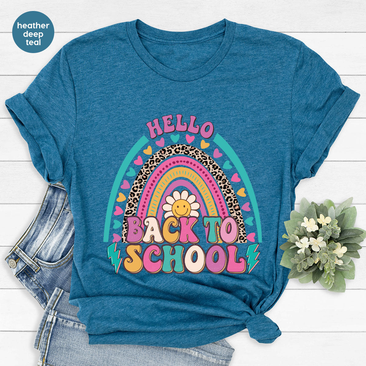 Inspirational Teacher Shirt, First Day Of School Clothing product image 14