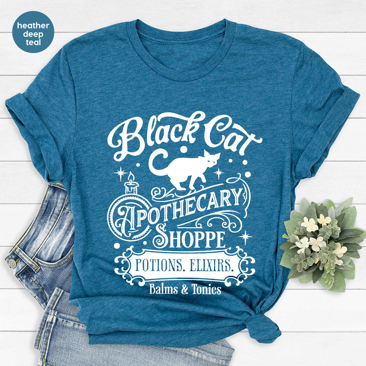 Halloween Party T-Shirt, Spooky Sweatshirt, Gifts, Cat product image 51