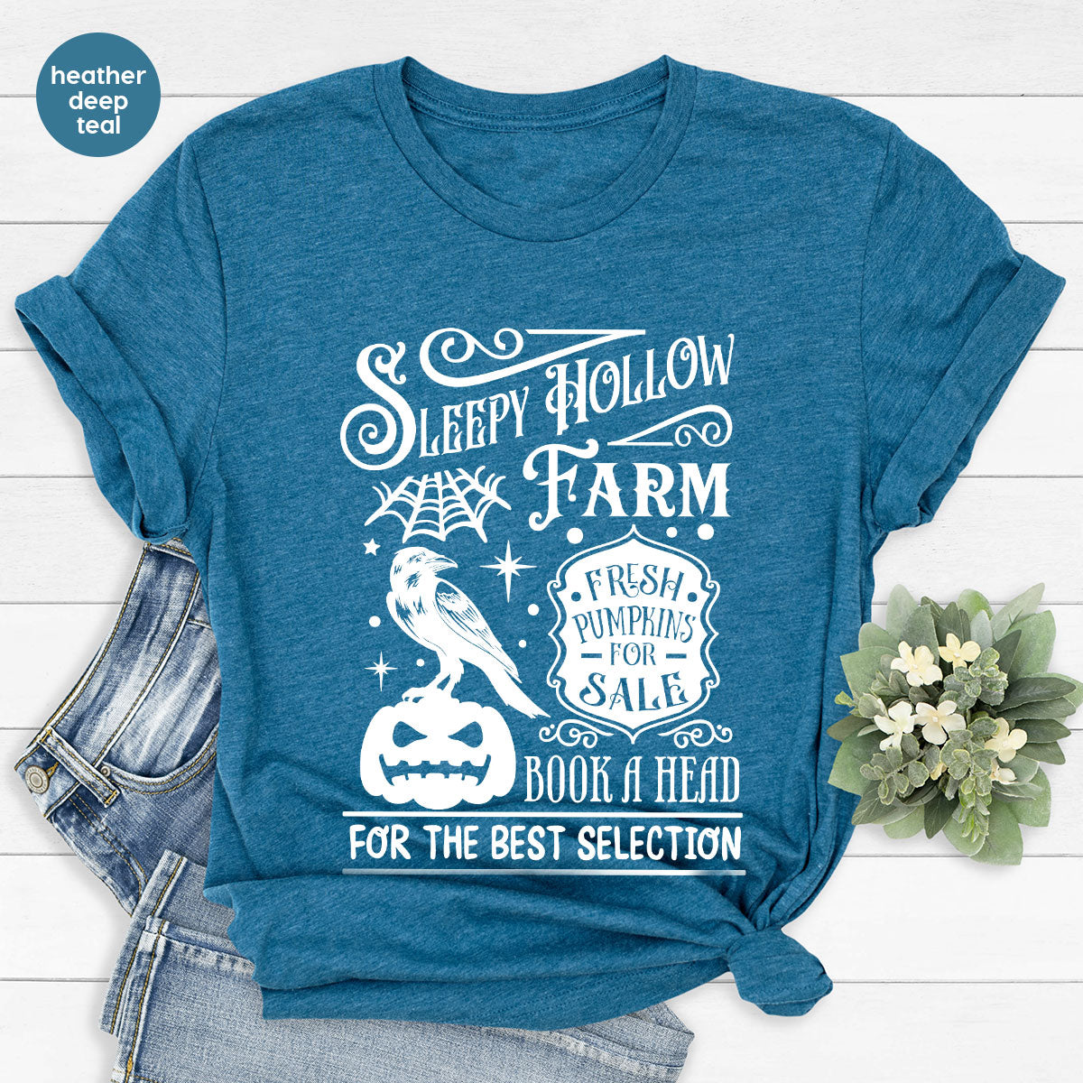 Halloween Sweatshirt, Farmer Outfit, Pumpkin Shirt, Spooky product image 134
