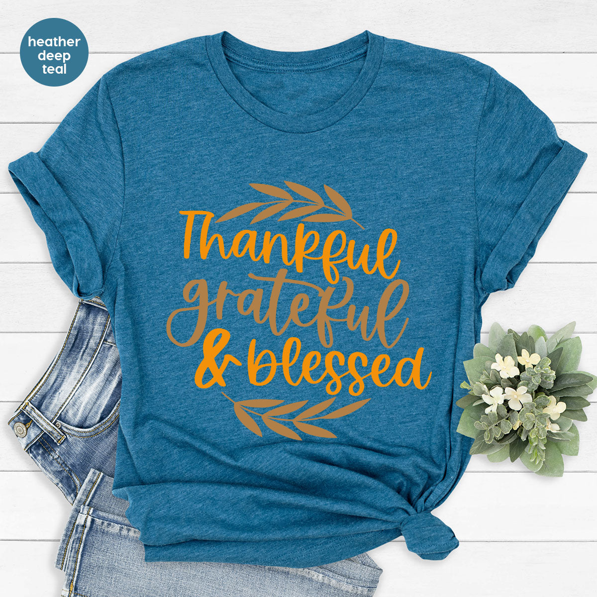 Fall Tshirt, Autumn Clothing, Gift for Her, Happy product image 48