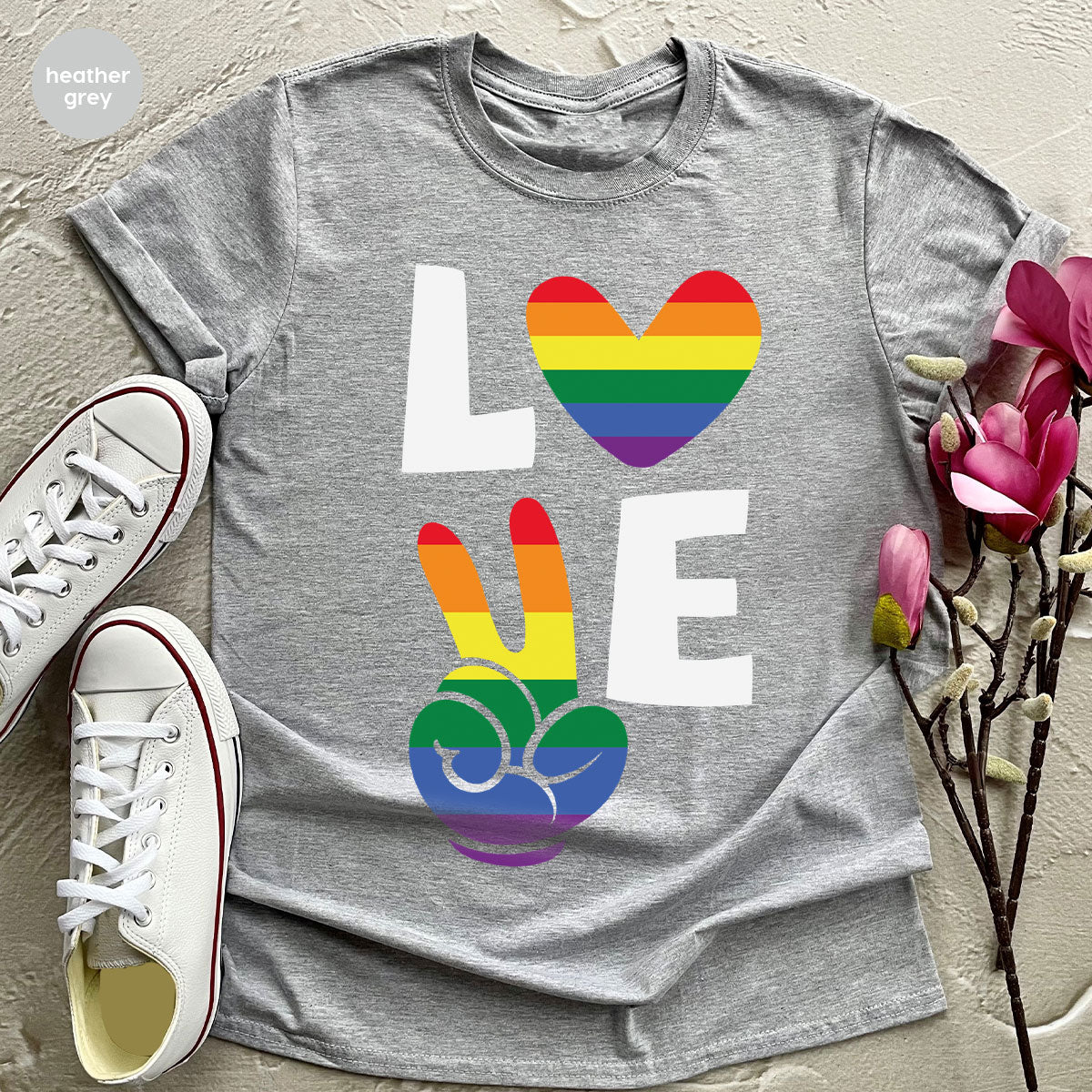 LGBT Love Shirt, Rainbow Glory T-Shirt, Pride Tee product image 70