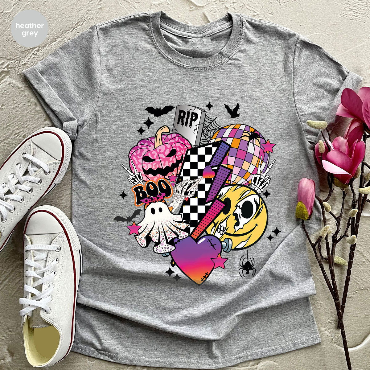 Halloween Shirt, Gifts, Spooky Season Pumpkin Graphic Tees product image 117