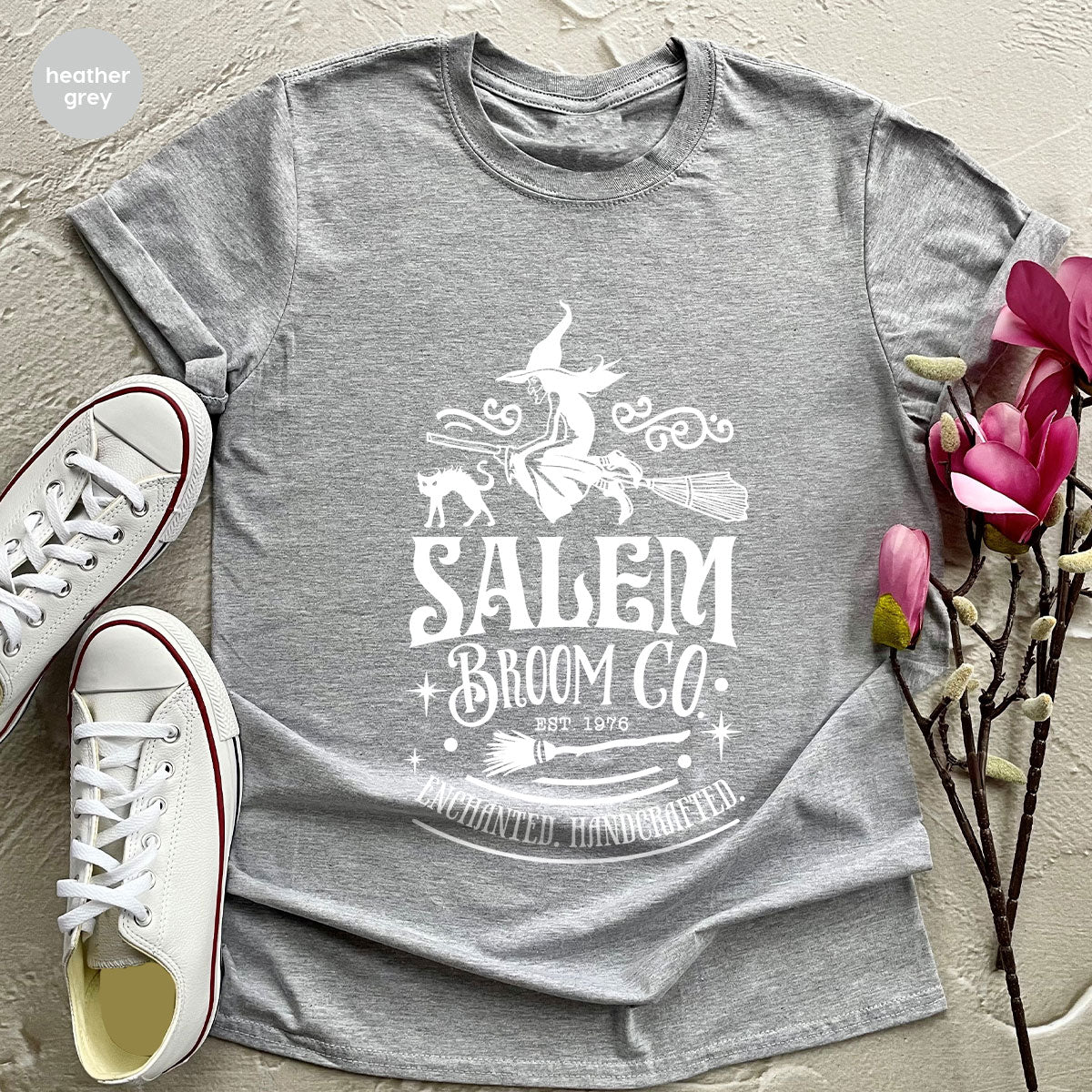 Halloween T-Shirt, Gifts, Salem Graphic Tees, Witchy Witch product image 52