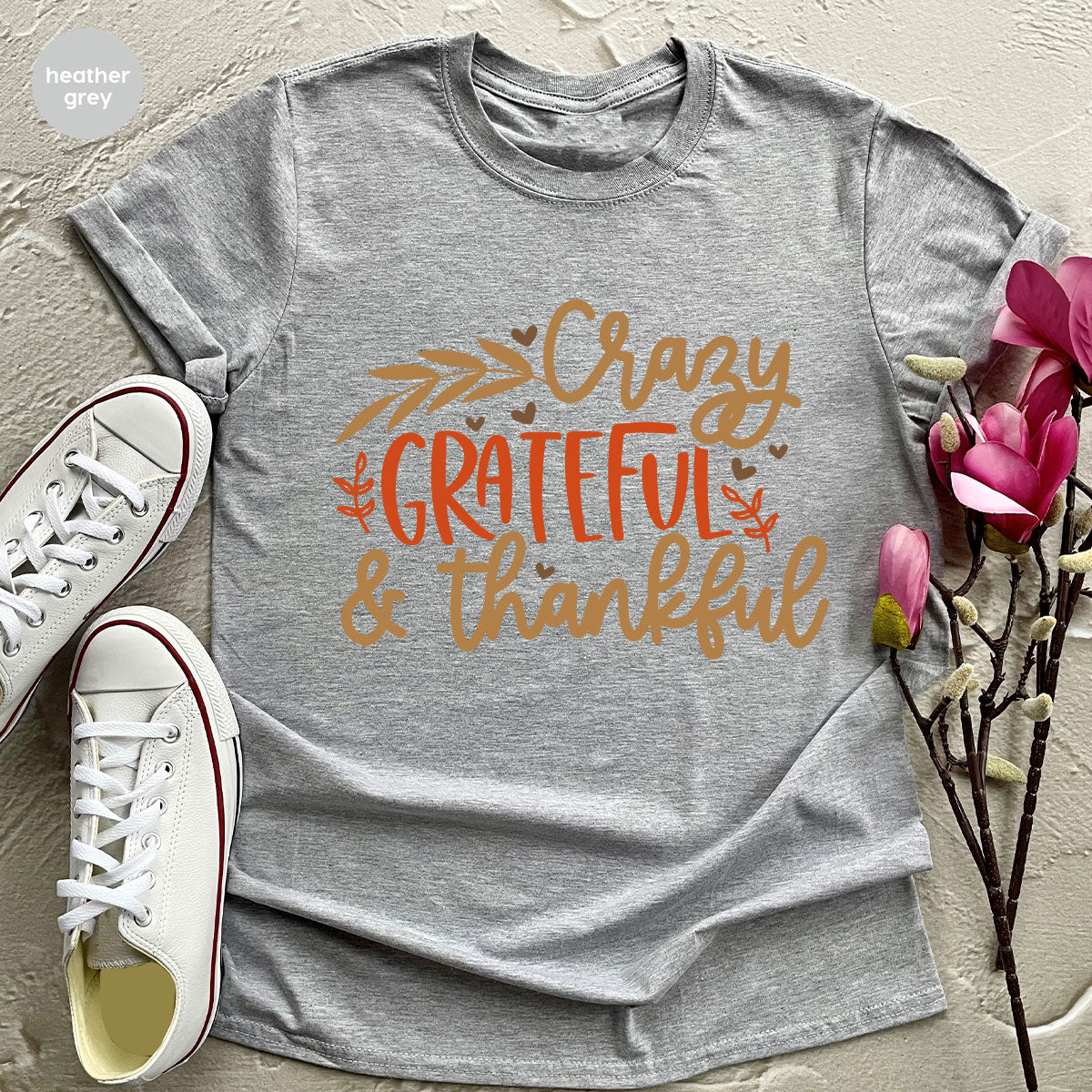 Funny Fall T Shirt, Gift for Her, Crazy Grateful Thankful product image 91
