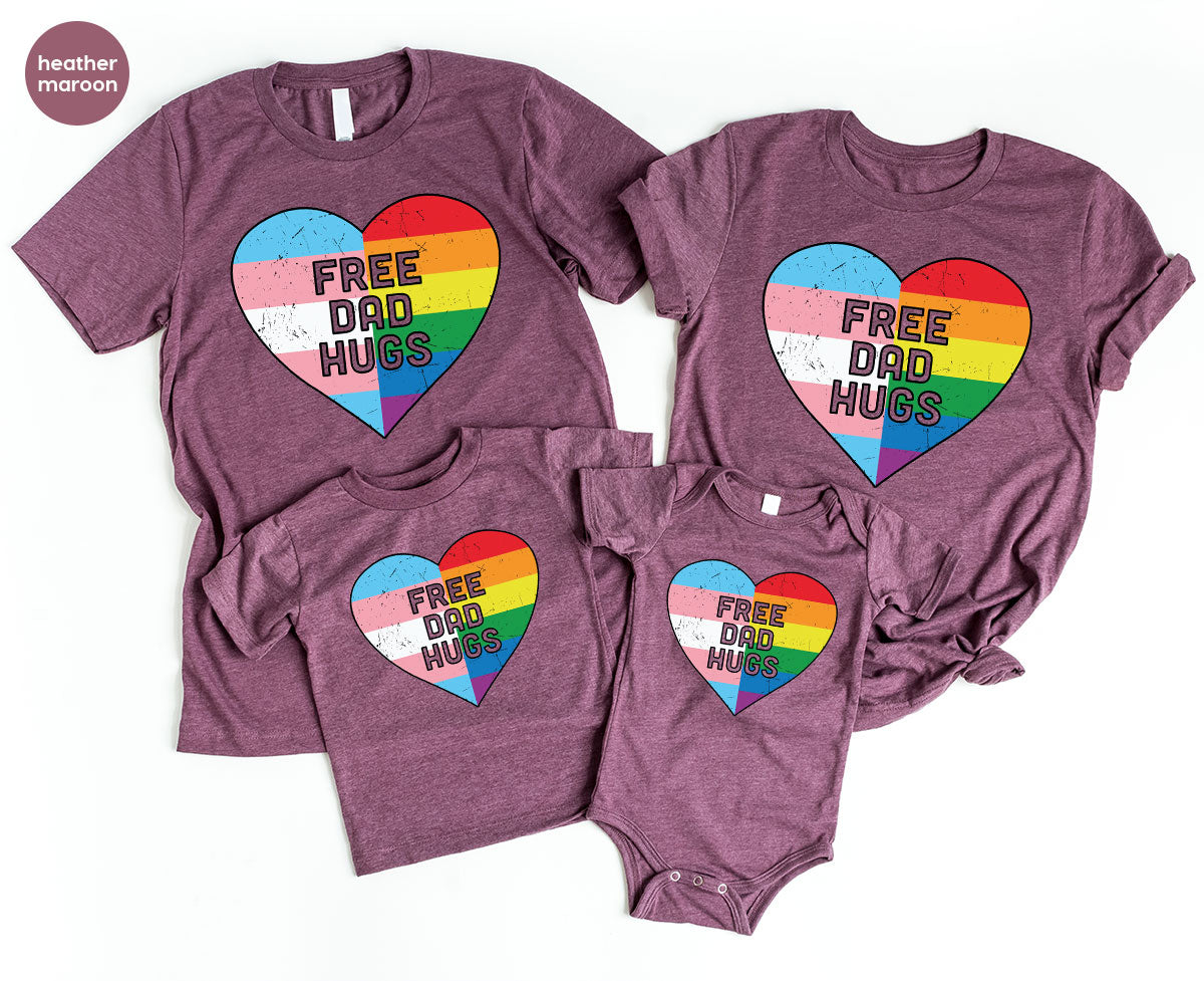 Free Dad Hugs Shirt, LGBT Pride T-Shirt product image 74
