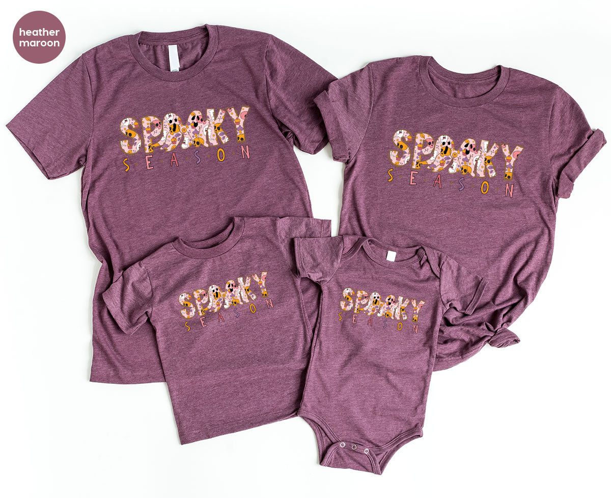 Ghost Graphic Tees, Cute Kid Halloween Shirt, Spooky product image 134