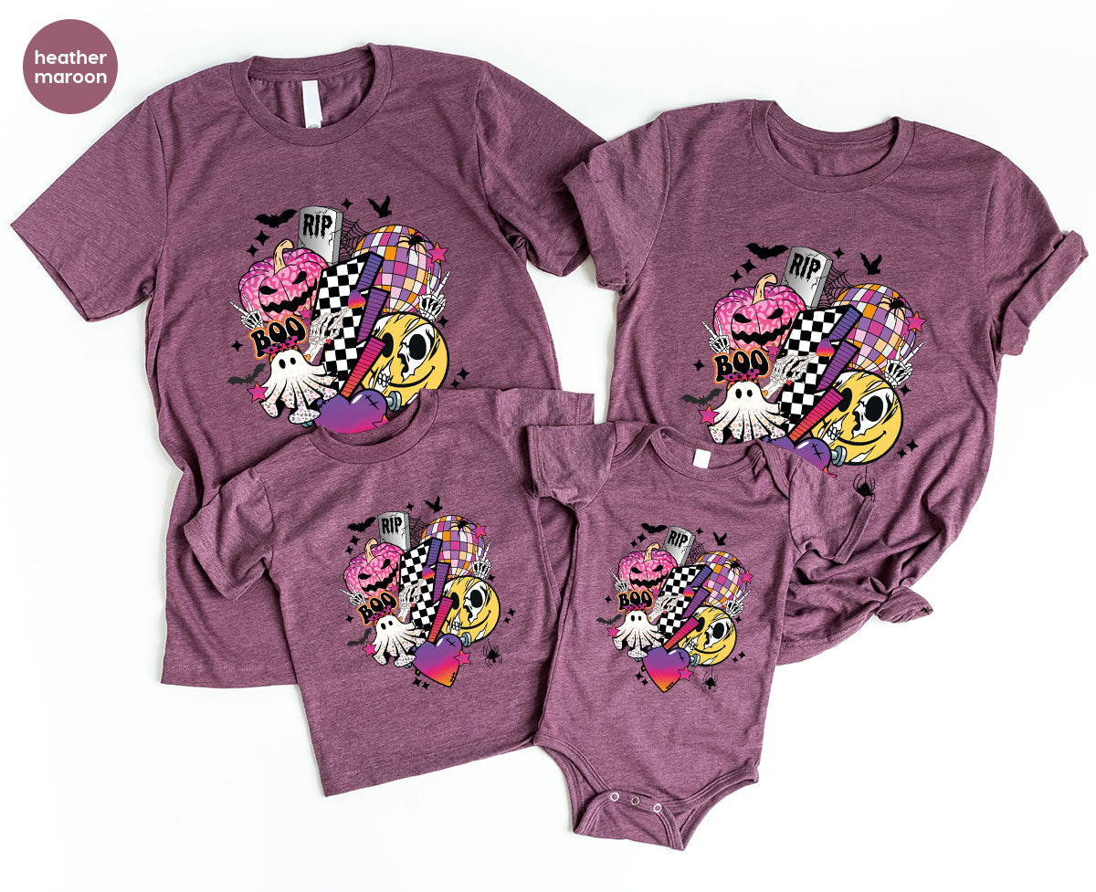 Halloween Shirt, Gifts, Spooky Season Pumpkin Graphic Tees product image 121