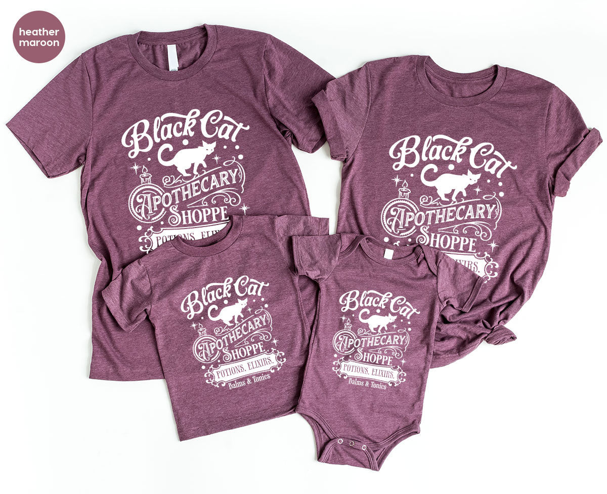 Halloween Party T-Shirt, Spooky Sweatshirt, Gifts, Cat product image 55