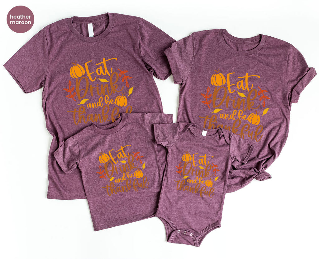 Cute Pumpkin T-Shirt, Fall Graphic Tees, Thankful Gifts product image 102