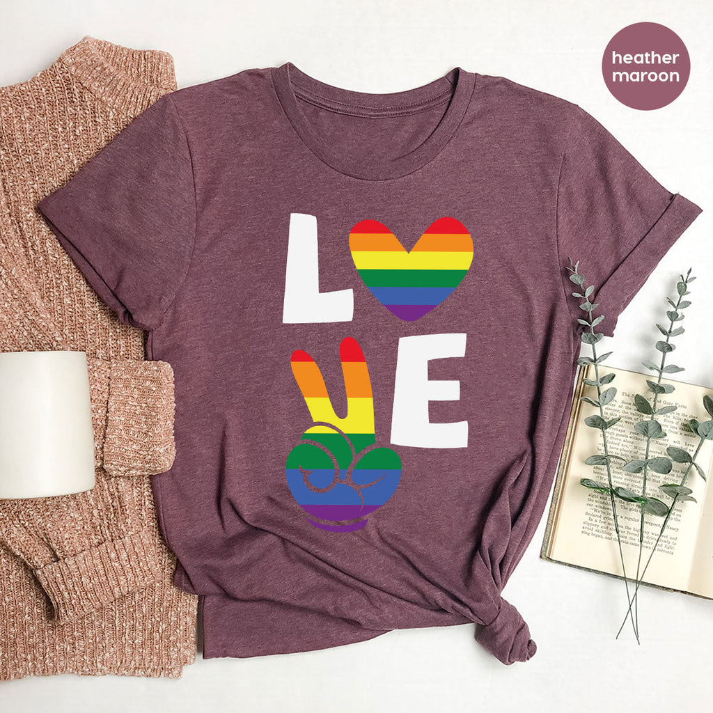 LGBT Love Shirt, Rainbow Glory T-Shirt, Pride Tee product image 72