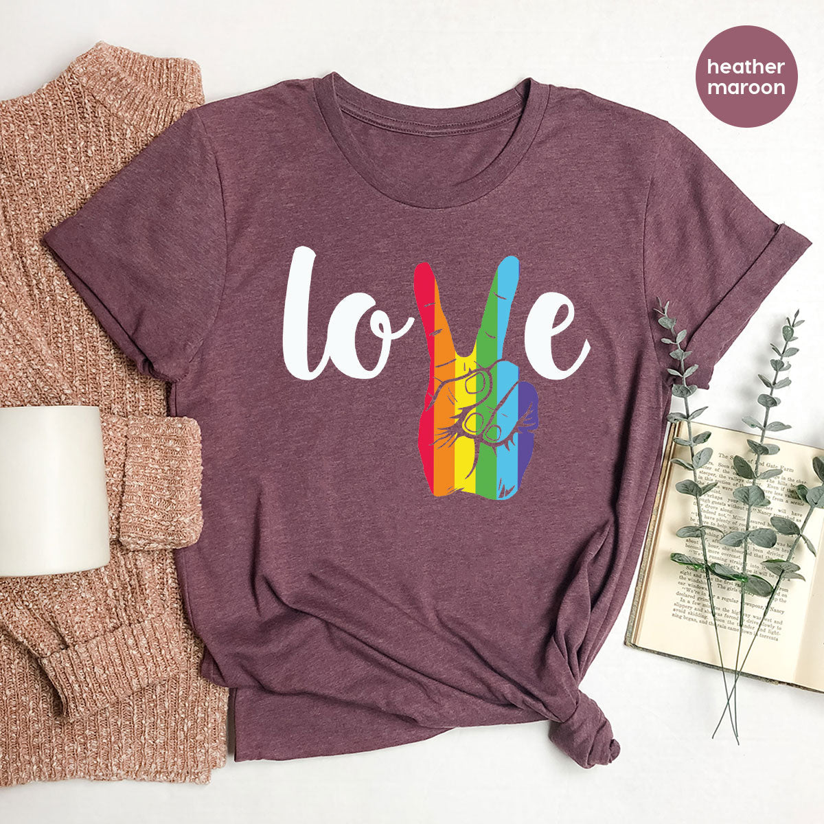 LGBT Love Shirt, Victory T-Shirt, Pride Tee, Glory product image 63