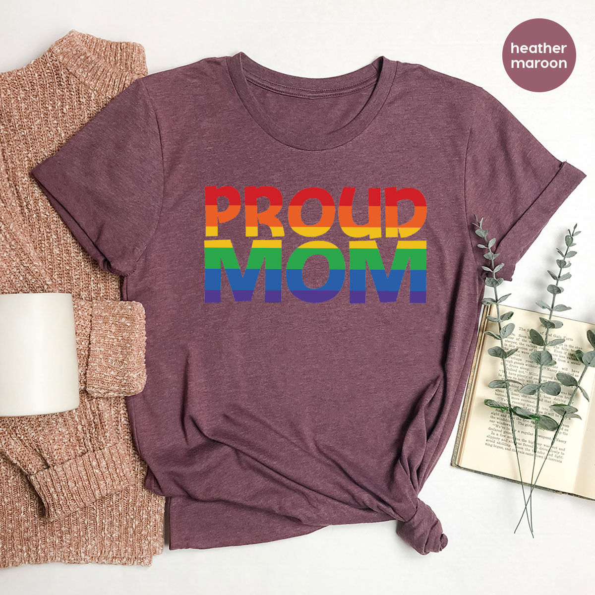 Proud Mom Shirt, LGBT T-Shirt, Tee product image 73