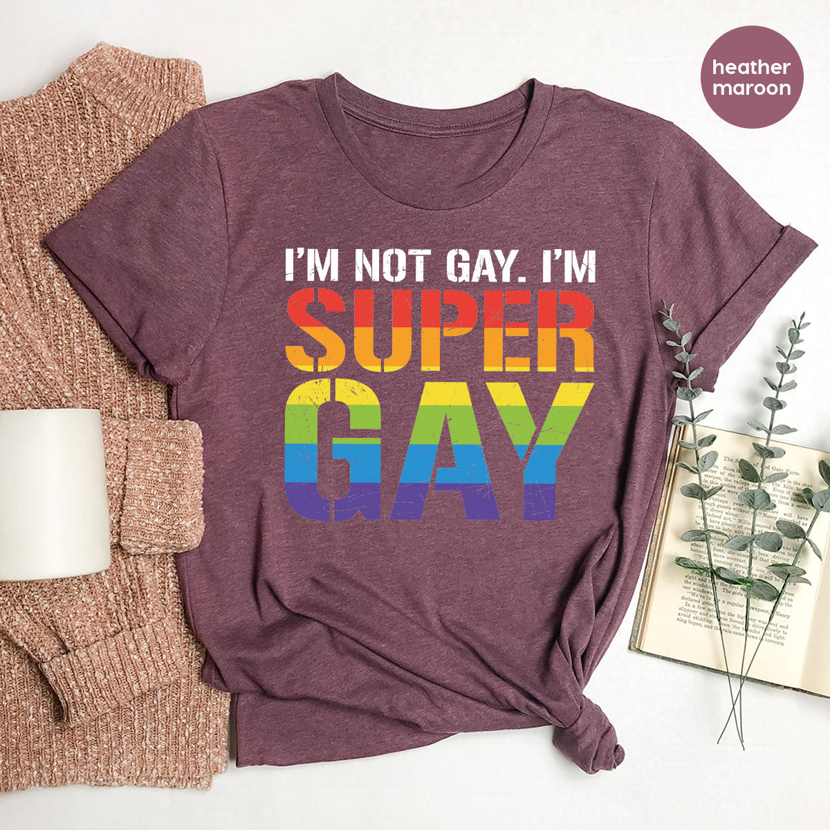 Super Gay Shirt, LGBT Power T-Shirt, Tee product image 66