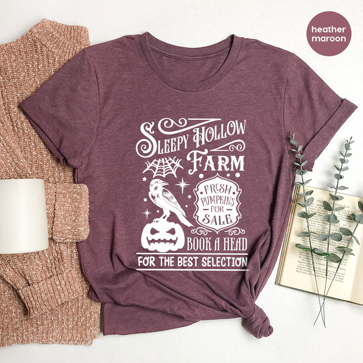 Halloween Sweatshirt, Farmer Outfit, Pumpkin Shirt, Spooky product image 137