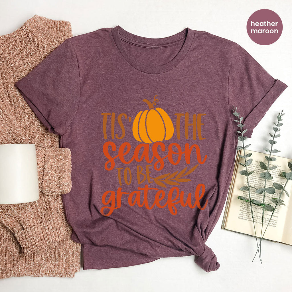 Fall T-Shirt, Autumn Crewneck Sweatshirt, Thanksgiving product image 139