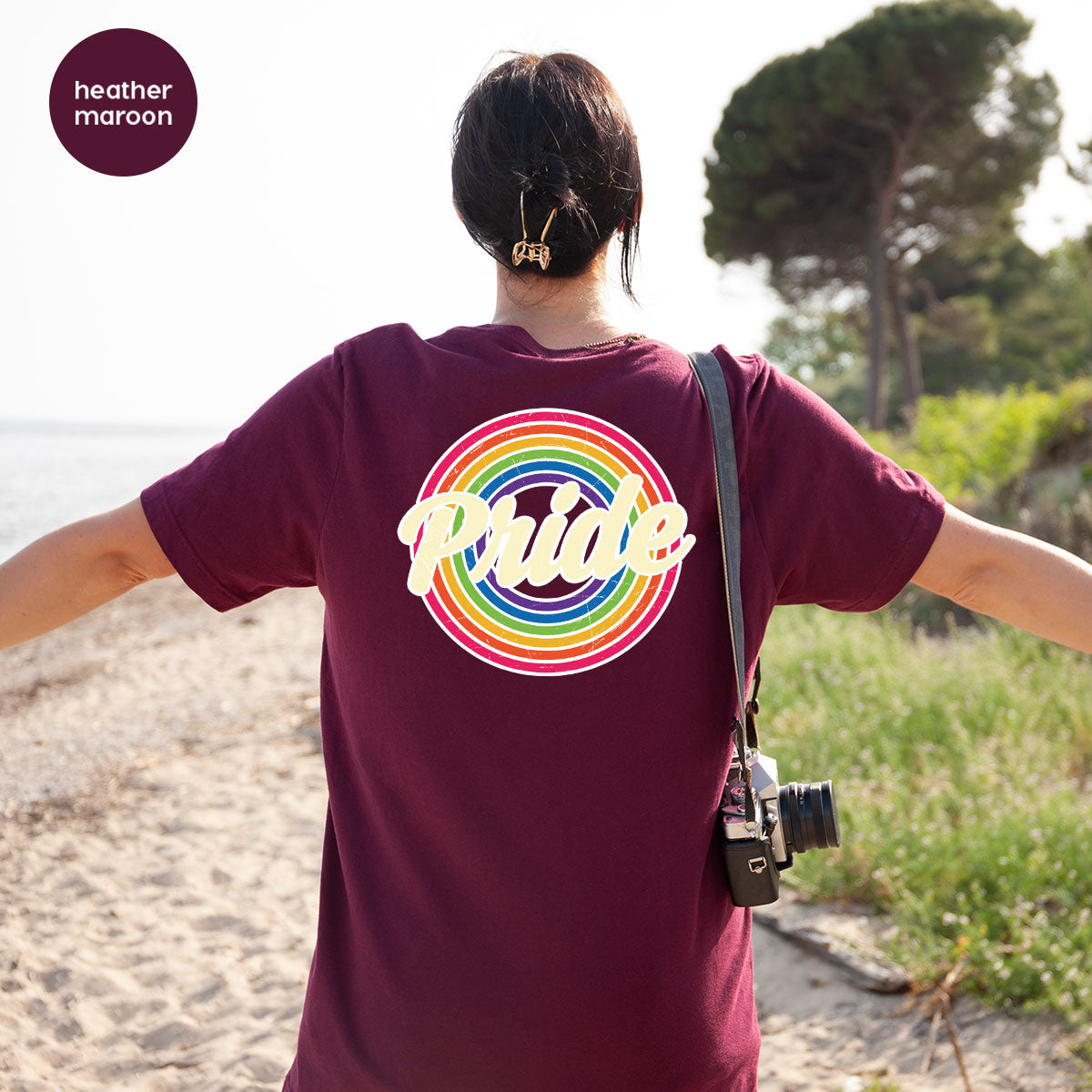 Pride Shirt, LGBT T-Shirt, Tee, Rainbow Graphic product image 70