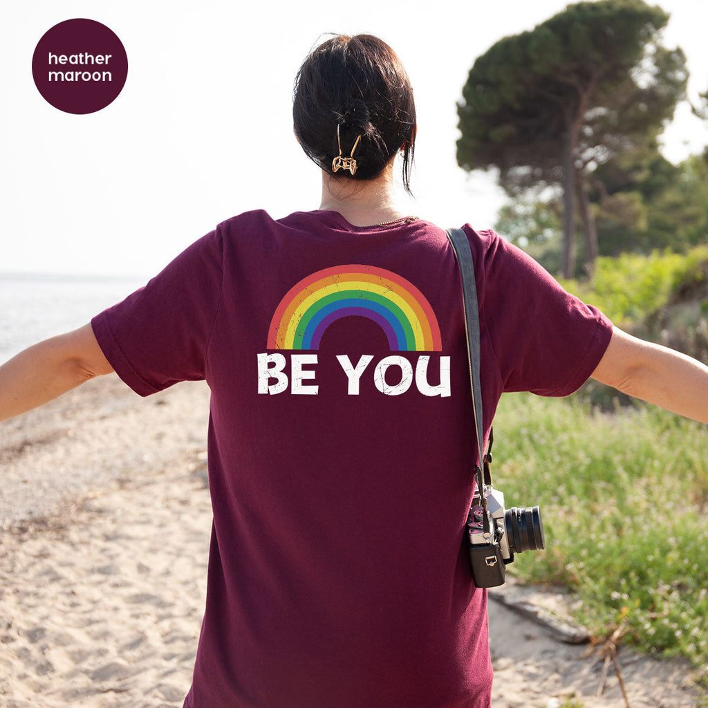 Rainbow T-Shirt, Be You Shirt, LGBT Pride product image 67