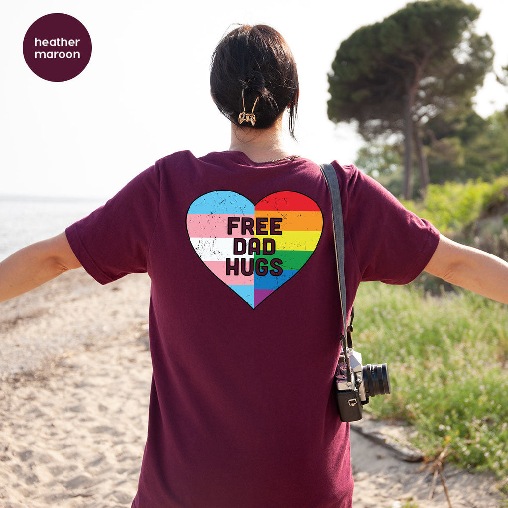 Free Dad Hugs Shirt, LGBT Pride T-Shirt product image 73