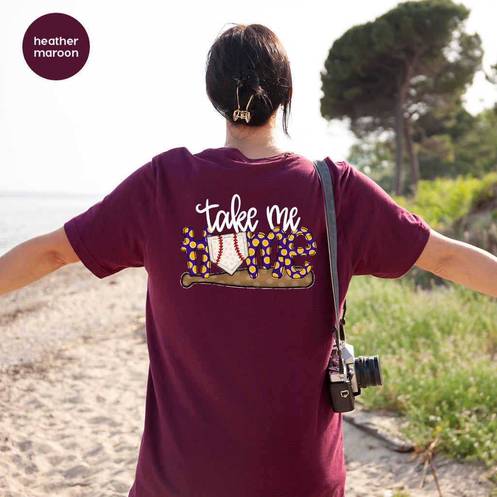 Baseball T-Shirt, Gifts for Her, Mom Outfit, Sister Shirt product image 45