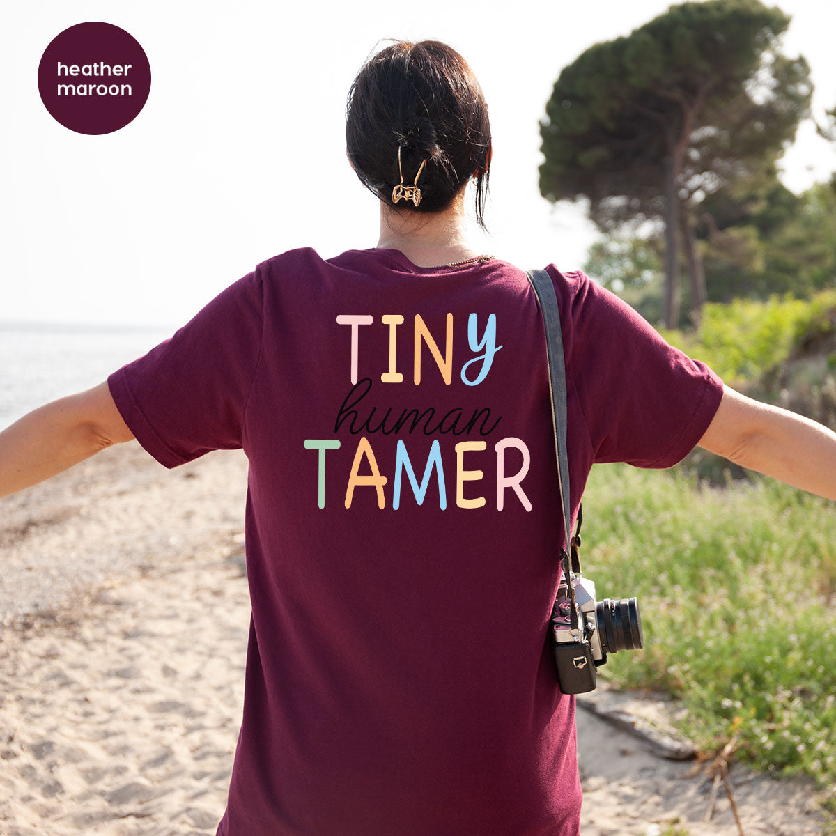 Teacher Shirt, Tiny Human Tamer, Kindergarten Preschool product image 5
