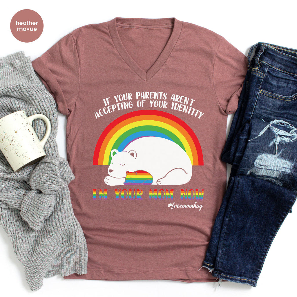 I'm Your Mom Now T-Shirt, Cute LGBT Glory Tee product image 76