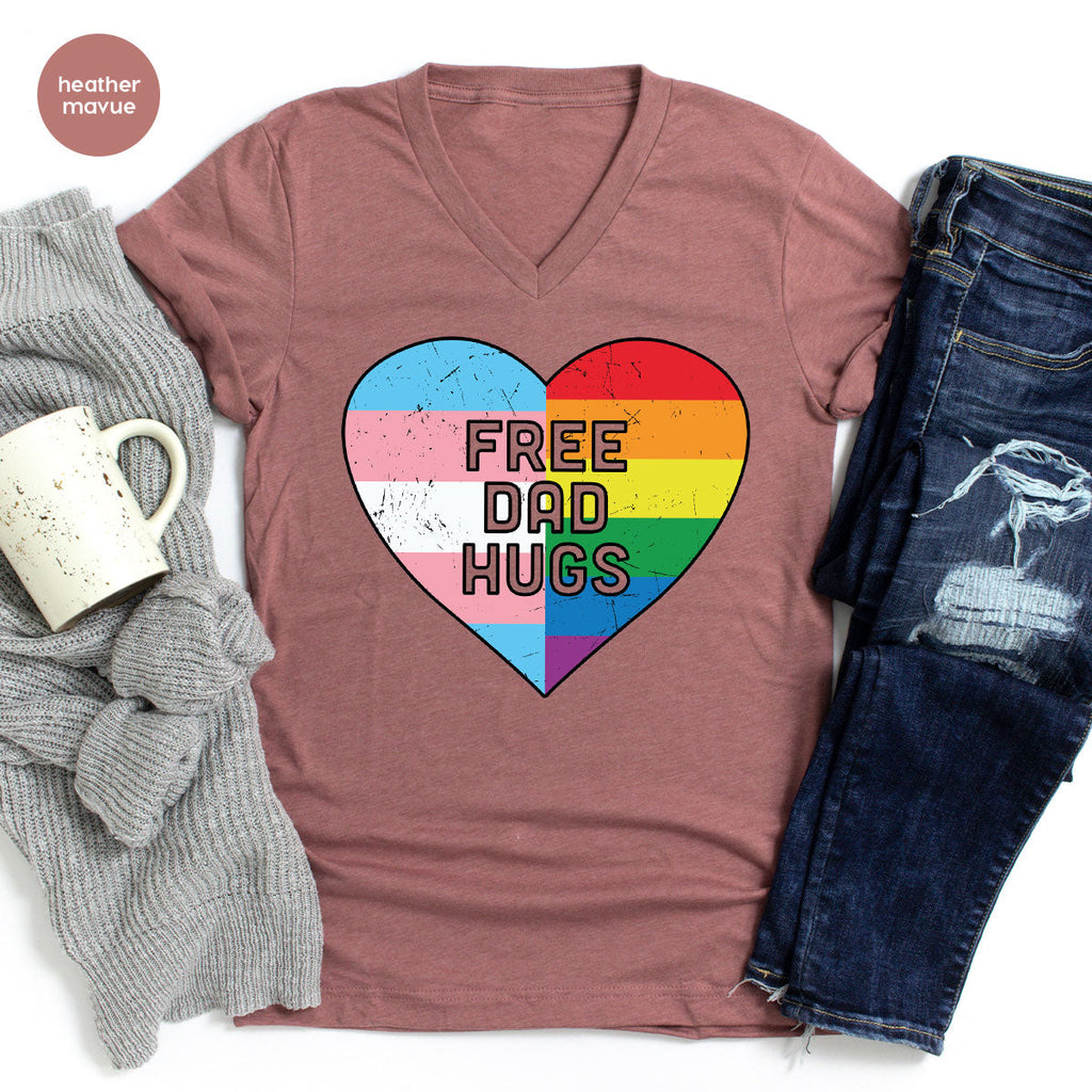Free Dad Hugs Shirt, LGBT Pride T-Shirt product image 76
