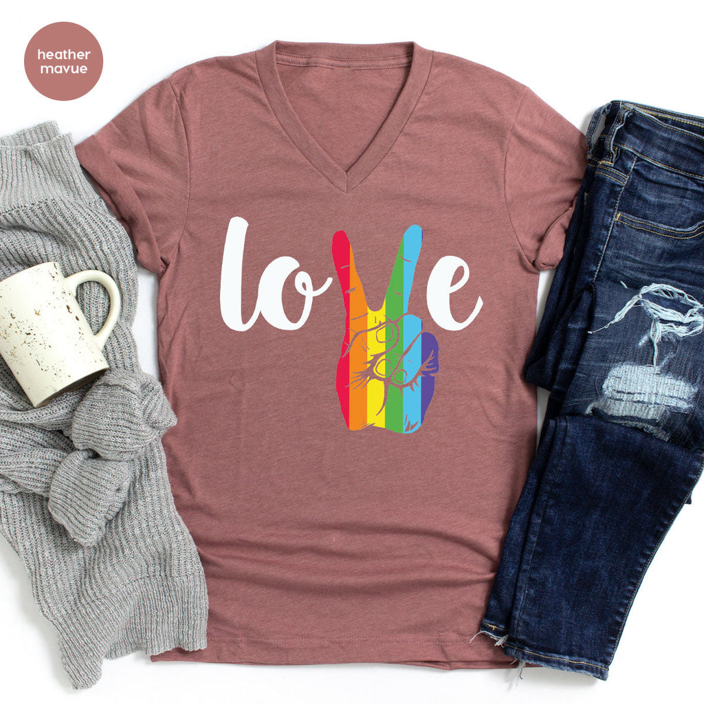 LGBT Love Shirt, Victory T-Shirt, Pride Tee, Glory product image 67