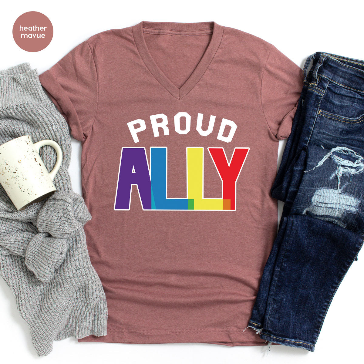 Proud Ally Shirt, LGBT T-Shirt, Tee product image 76