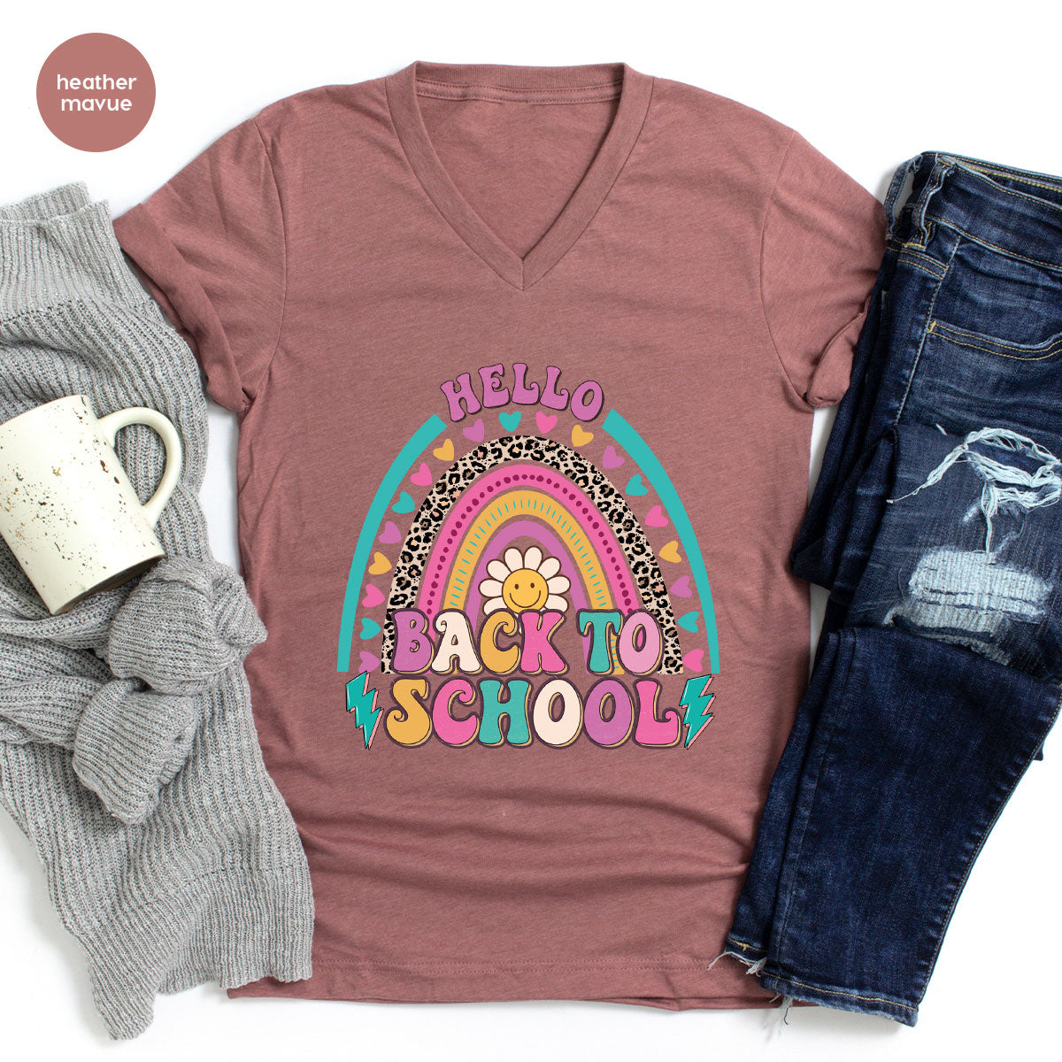 Inspirational Teacher Shirt, First Day Of School Clothing product image 17
