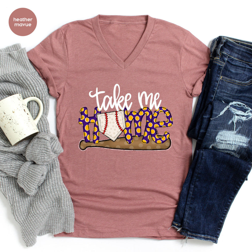 Baseball T-Shirt, Gifts for Her, Mom Outfit, Sister Shirt product image 48