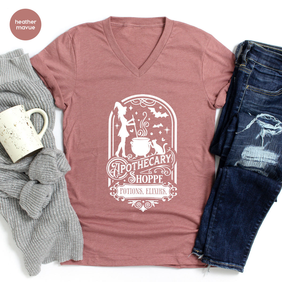 Funny Witch Shirt, Halloween Party Tshirt, Apothecary product image 142