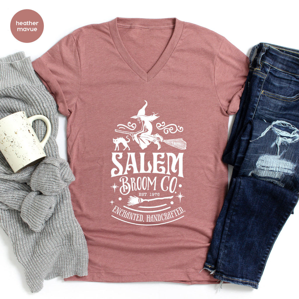 Halloween T-Shirt, Gifts, Salem Graphic Tees, Witchy Witch product image 58