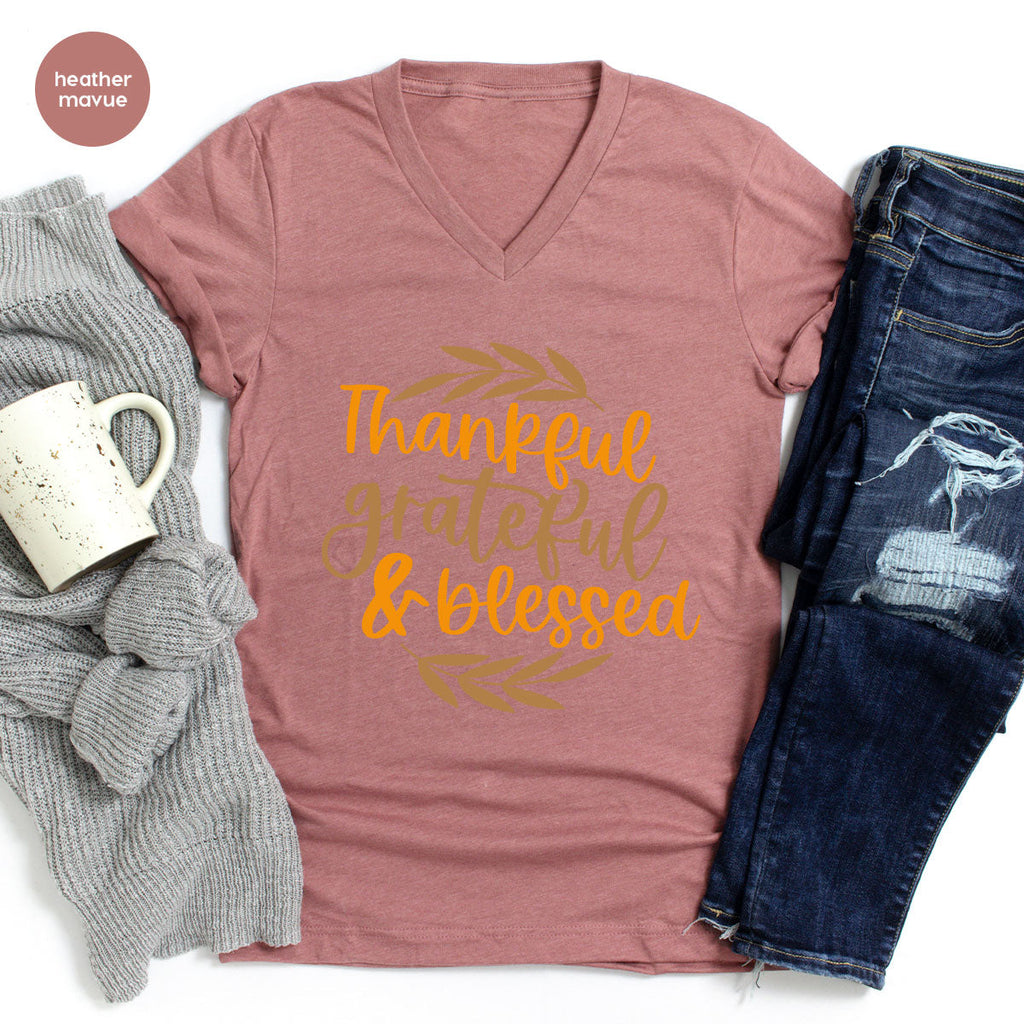 Fall Tshirt, Autumn Clothing, Gift for Her, Happy product image 54