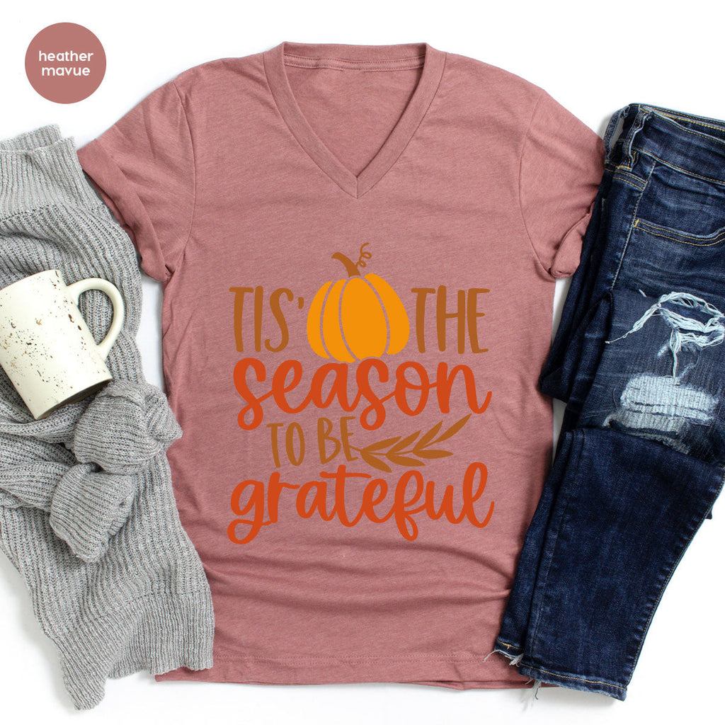 Fall T-Shirt, Autumn Crewneck Sweatshirt, Thanksgiving product image 143