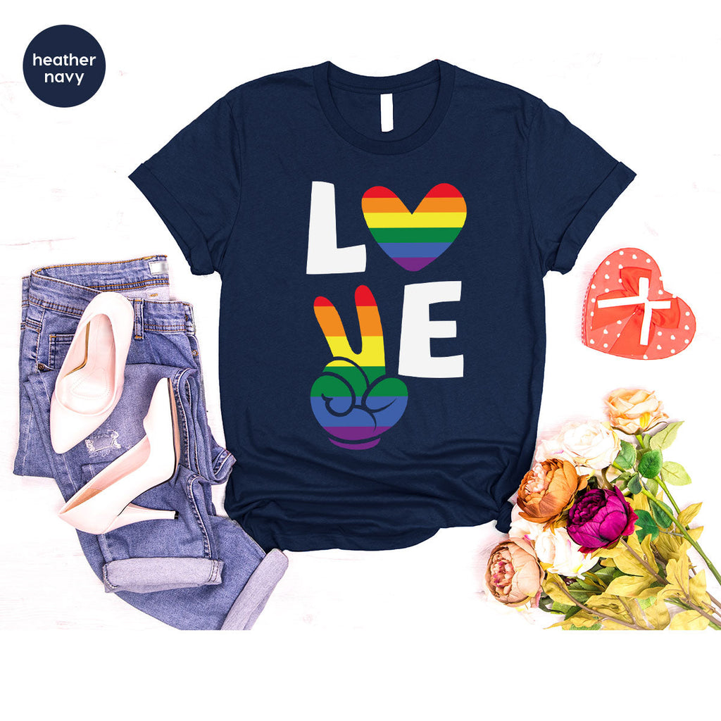 LGBT Love Shirt, Rainbow Glory T-Shirt, Pride Tee product image 78