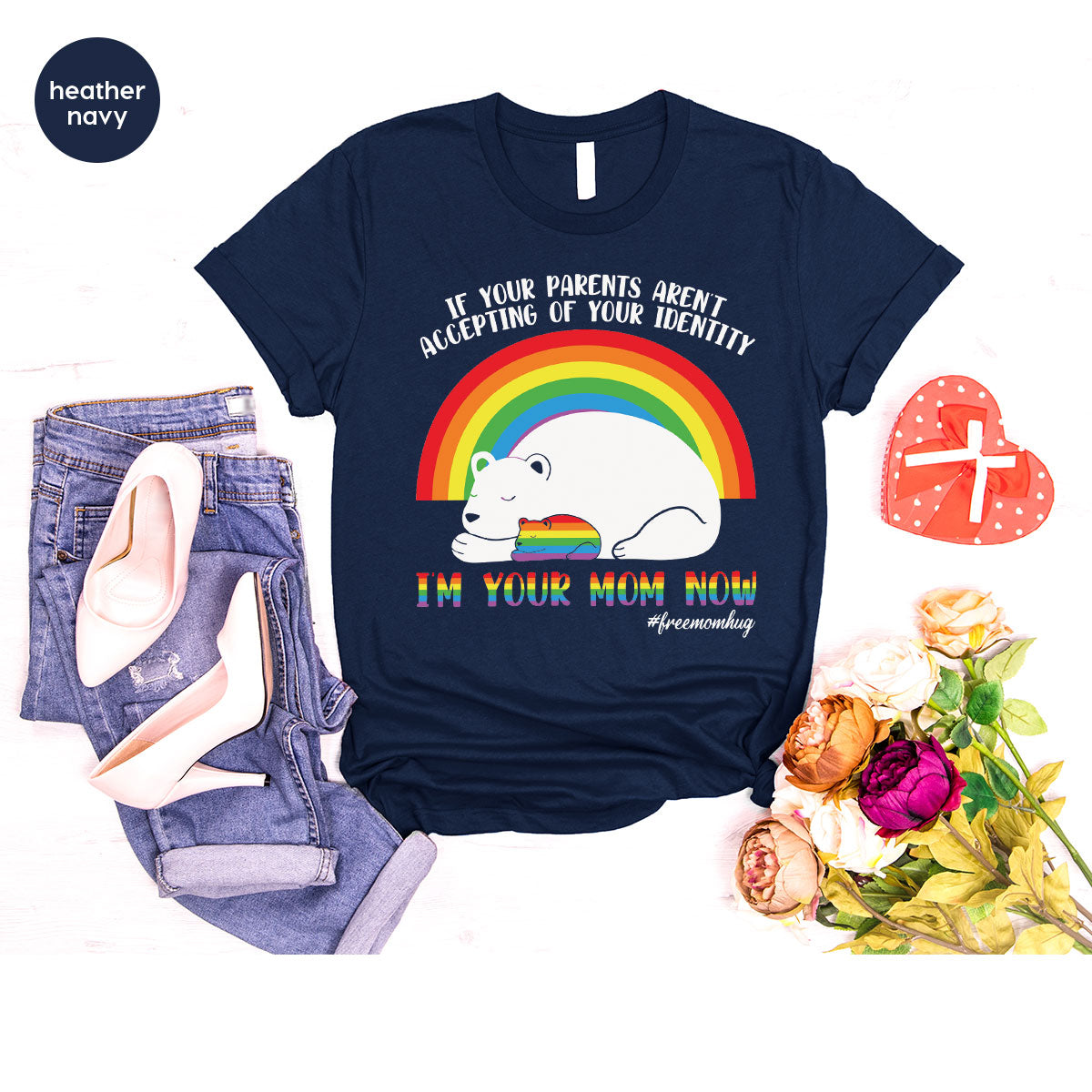 I'm Your Mom Now T-Shirt, Cute LGBT Glory Tee product image 78