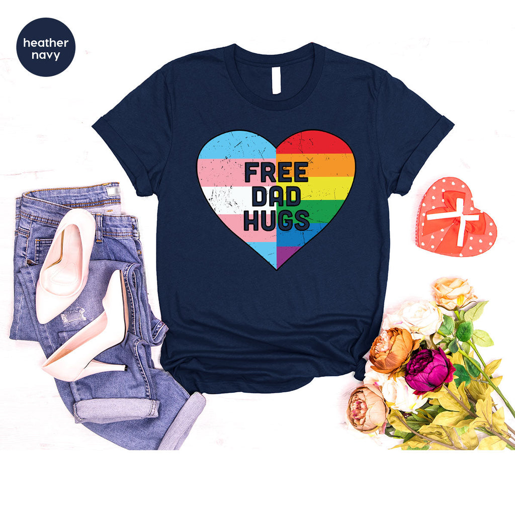 Free Dad Hugs Shirt, LGBT Pride T-Shirt product image 78