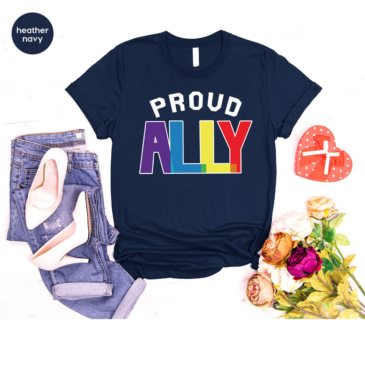 Proud Ally Shirt, LGBT T-Shirt, Tee product image 78