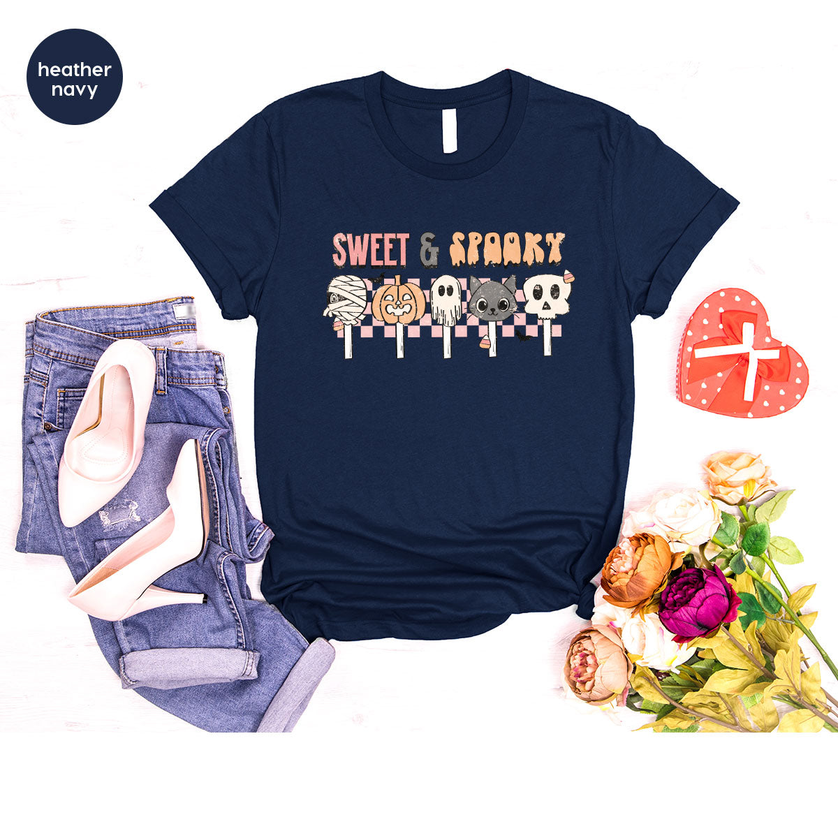 Retro Pumpkin T Shirt, Vintage Cat T-Shirt, Sweet Toddler product image 124