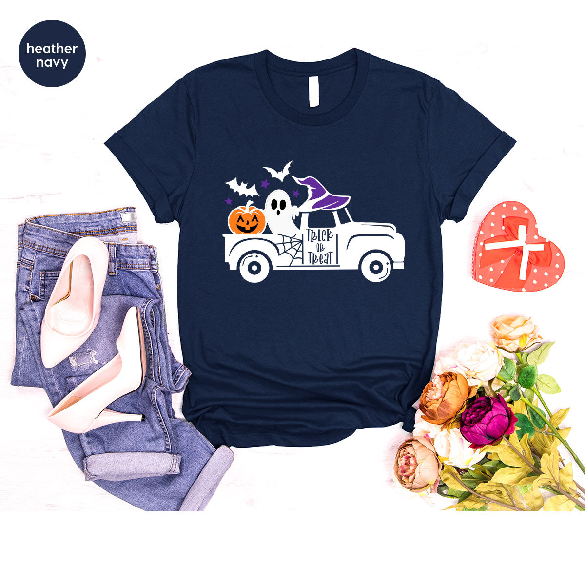 Halloween Sweatshirt, Gifts, Pumpkin Graphic Tees, Spooky product image 85