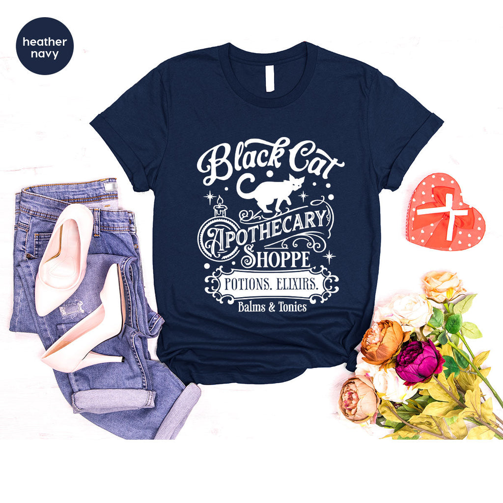 Halloween Party T-Shirt, Spooky Sweatshirt, Gifts, Cat product image 60