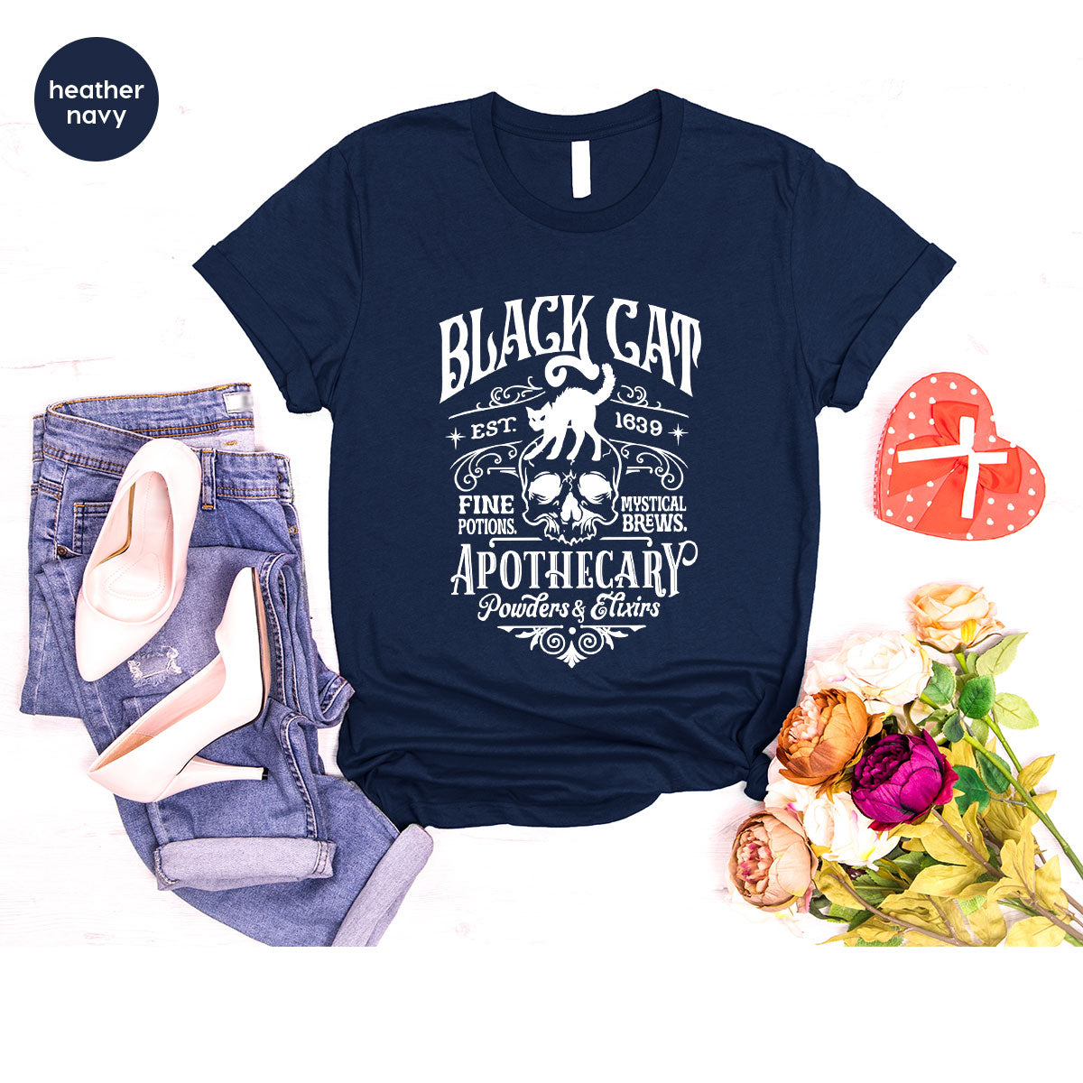 Spooky Season Gifts, Halloween Party Toddler T-Shirt, Cat product image 72