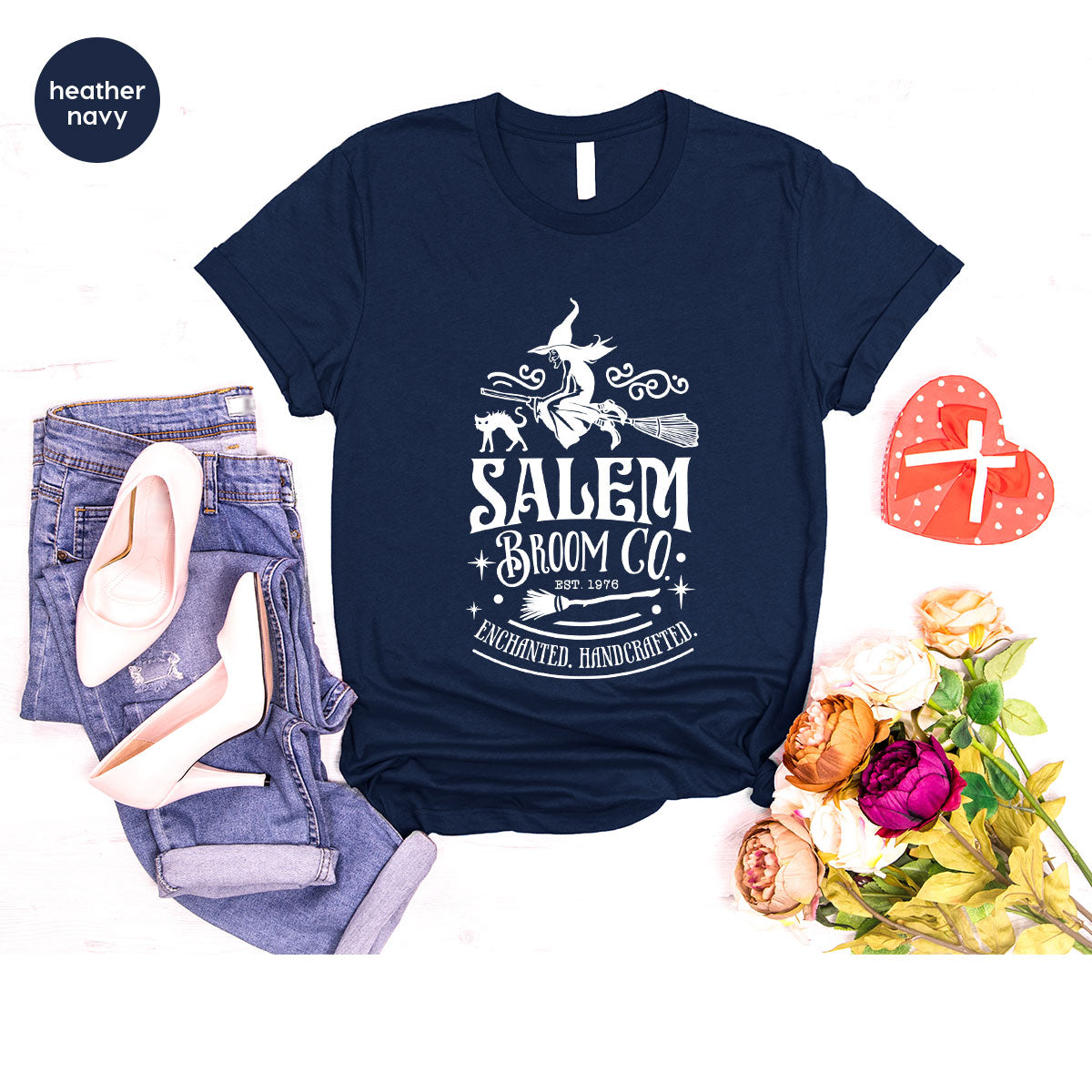 Halloween T-Shirt, Gifts, Salem Graphic Tees, Witchy Witch product image 61