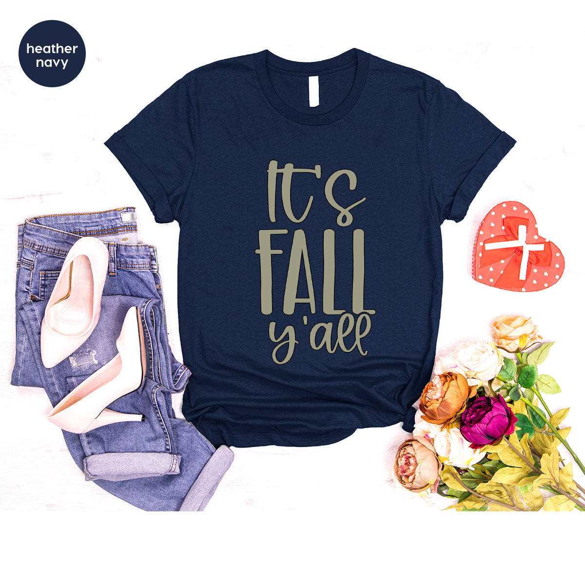 Fall Crewneck Sweatshirt, Its Yall T-Shirt, Gifts, for Her product image 146