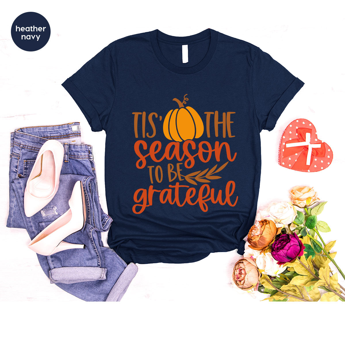 Fall T-Shirt, Autumn Crewneck Sweatshirt, Thanksgiving product image 146